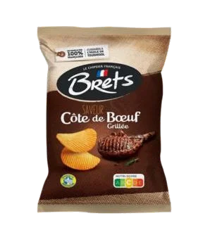 Brets Chips Saveur Cote De Boeuf 125g
