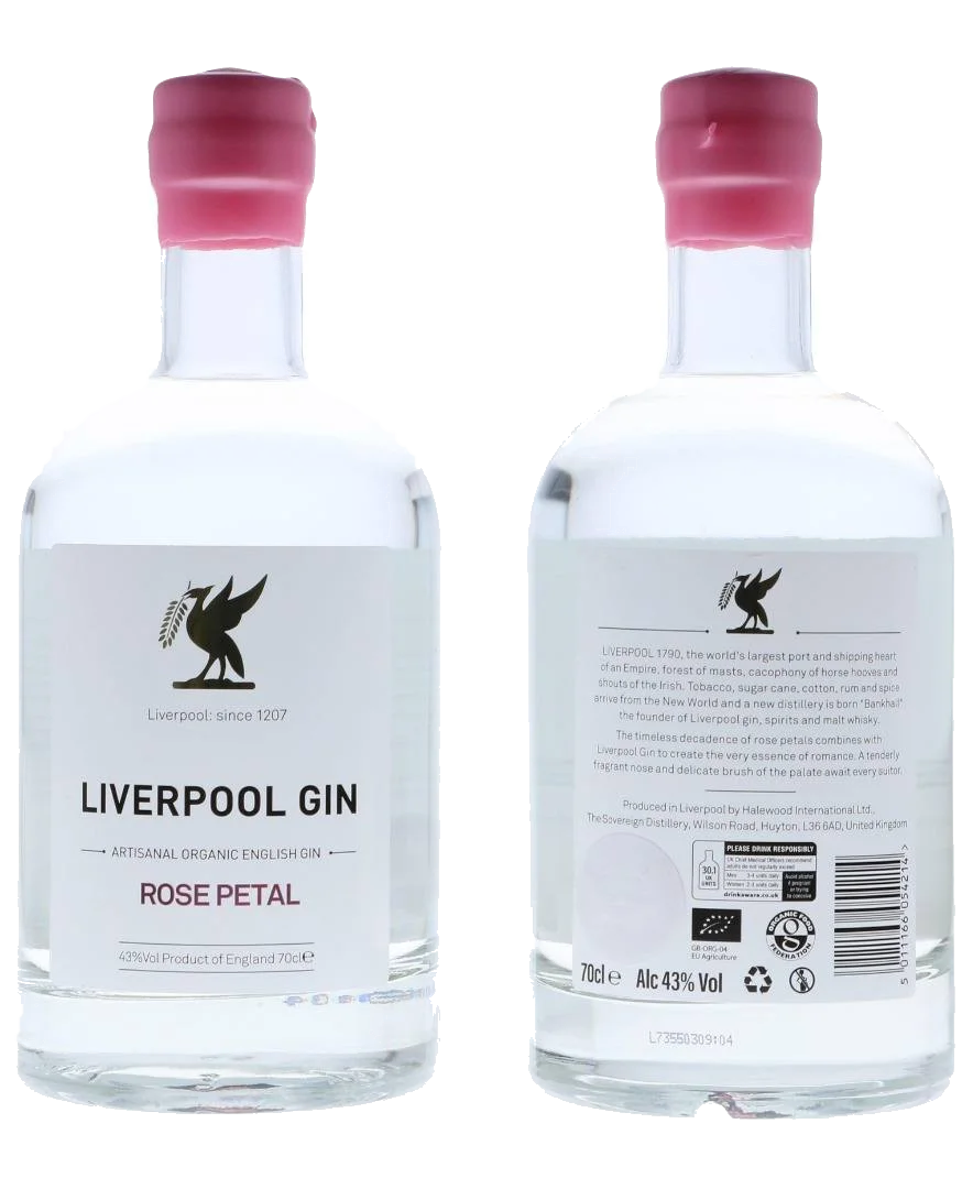 Liverpool Gin Rose Petal 70 cl