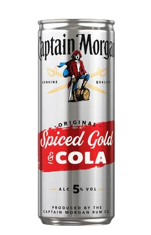 Captain Morgan Cola Premix 25 cl