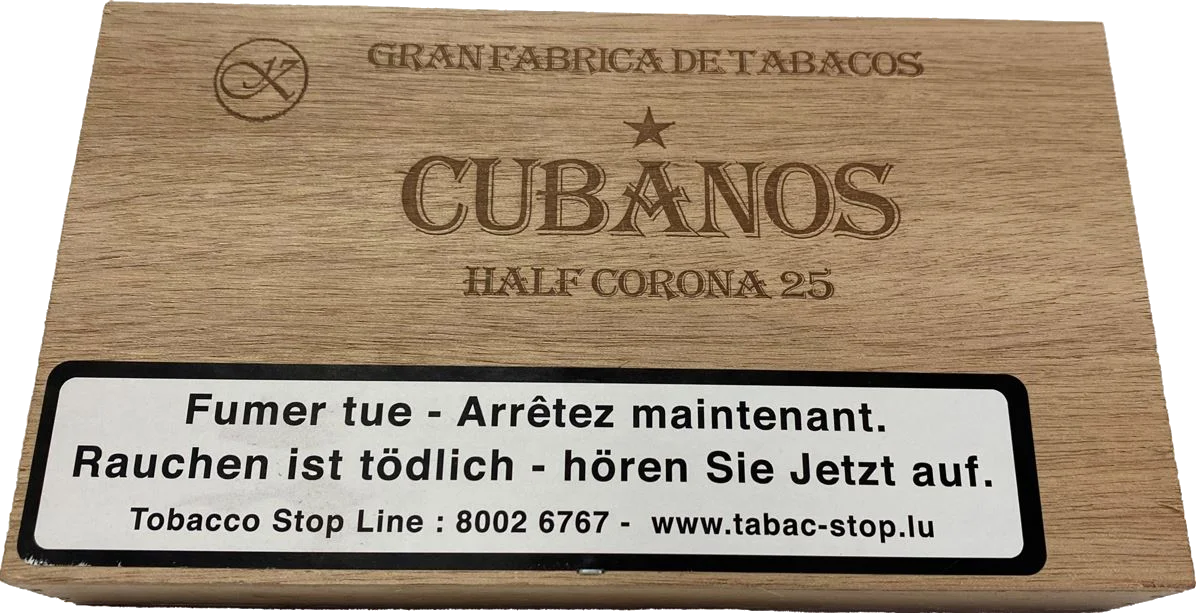 Cubanos Half Corona 25