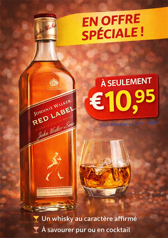 Johnnie Walker Red Label · 70 cl · 40 % · 10,95 €