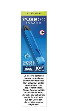 Vuse Go Reloead Pen Blueberry Raspberry 10mg