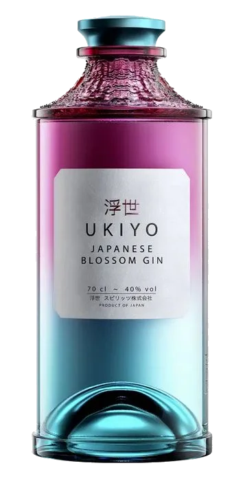 Ukiyo Japanese Blossom Gin 70 cl