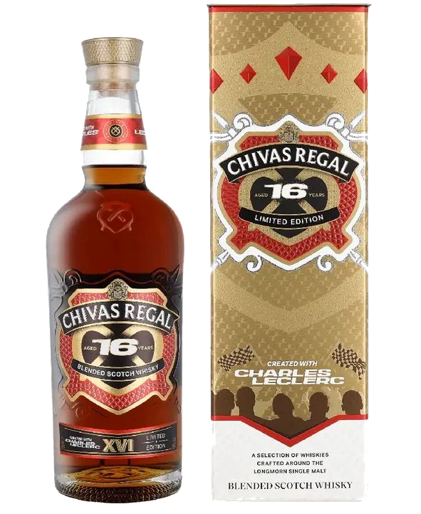 Chivas Regal 16 Years Charles Leclerc + Gb 70 cl