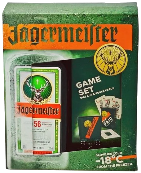 Jägermeister + Game Set 70 cl