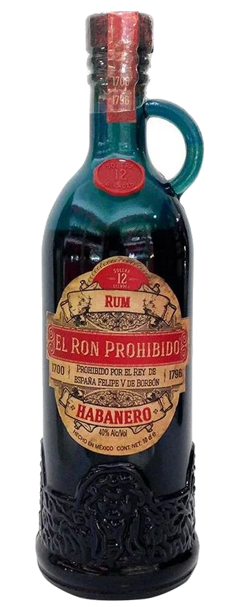 El Ron Prohibido Habanero 12 Solera 10 cl