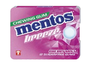 Mentos Gum Cherry Mint 17.5g