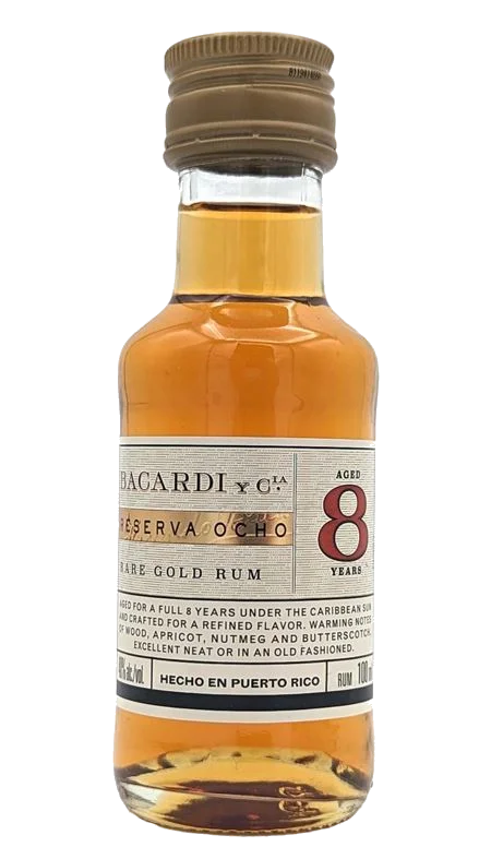 Bacardi Reserva Ocho Rare Gold Rum 10 cl