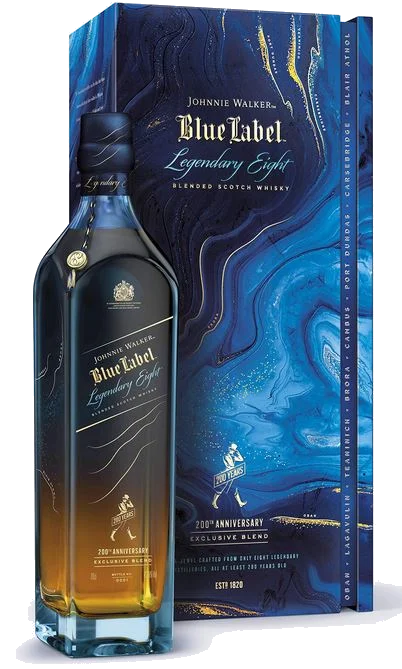Jw. Blue Label Legendary Eight + Gb 70 cl