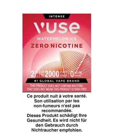 Vuse Intense Watermelon Ice 0mg 2 Pods