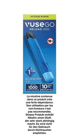 Vuse Go Reloead Pen Blueberry Ice 10mg