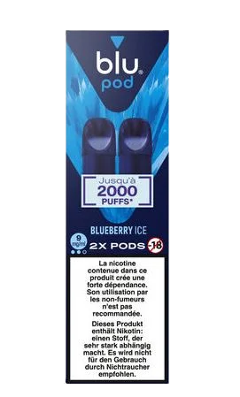 Blu Bar Pods Blueberry 9mg 2pods/2ml
