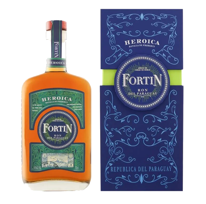 Fortin Heroica Ron Anejo Del Paraguay + Gb 70 cl
