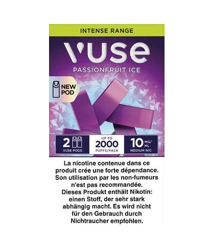 Vuse Intense Passionfruit Ice 10mg 2 Pods