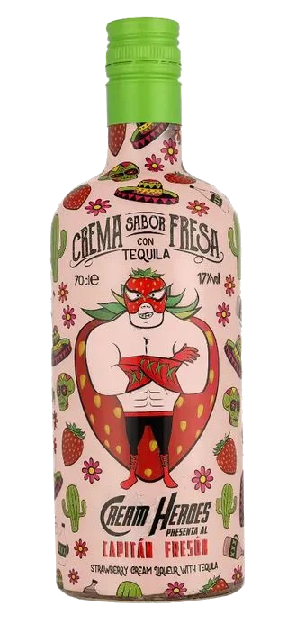 Cream Heroes Strawberry Cream With Tequila 70 cl