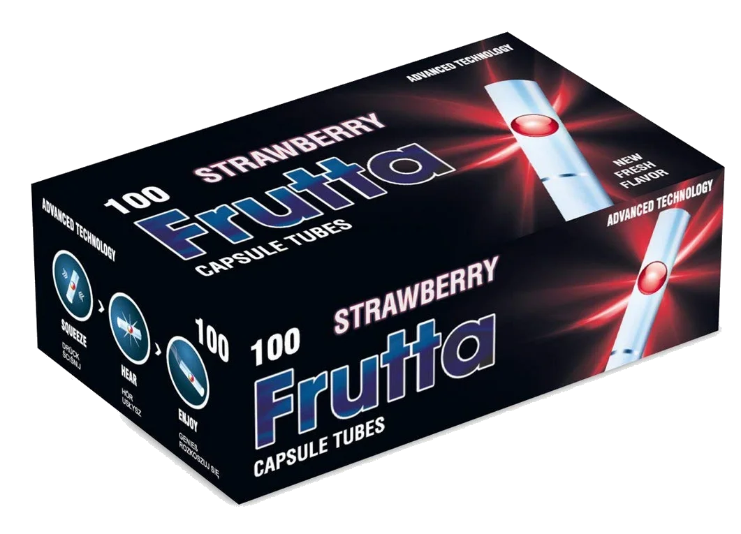 Tubes/hülsen Frutta Strawberry 100