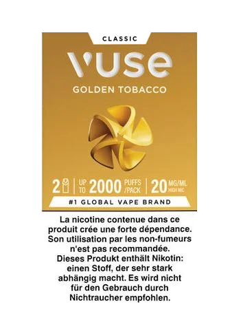 Vuse Intense Golden Tobacco 20mg 2 Pods