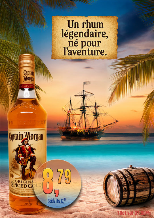 Captain Morgan Original Spiced Gold · 70 cl · 37,50 % · 8,79 €
