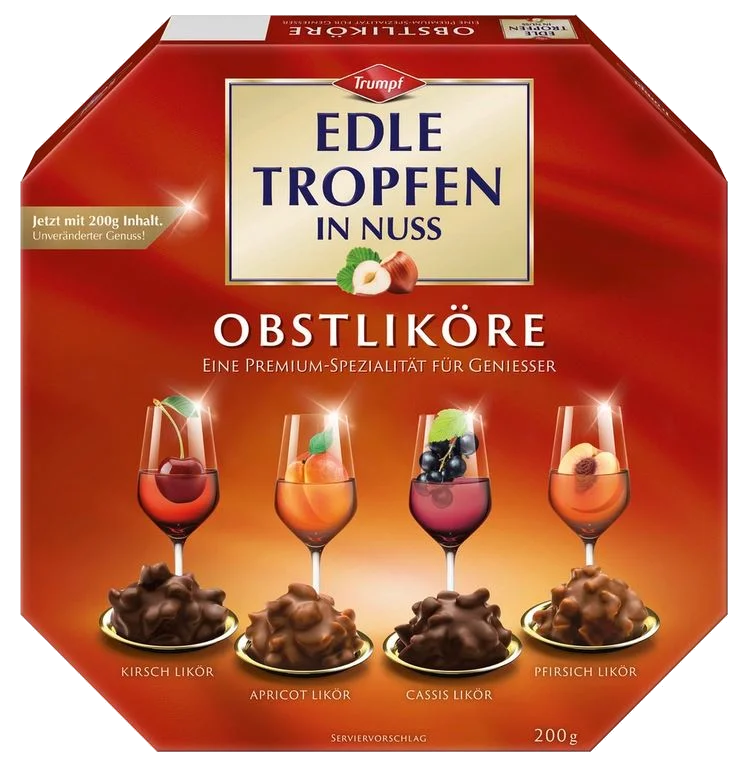 Trumpf Edle Tropfen In Nuss Obstliköre 200g