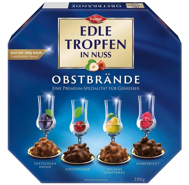 Trumpf Edle Tropfen In Nuss Obstbrände 200g