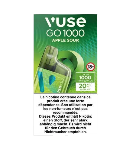 Vuse Go 1000 Box Apple Sour 20mg