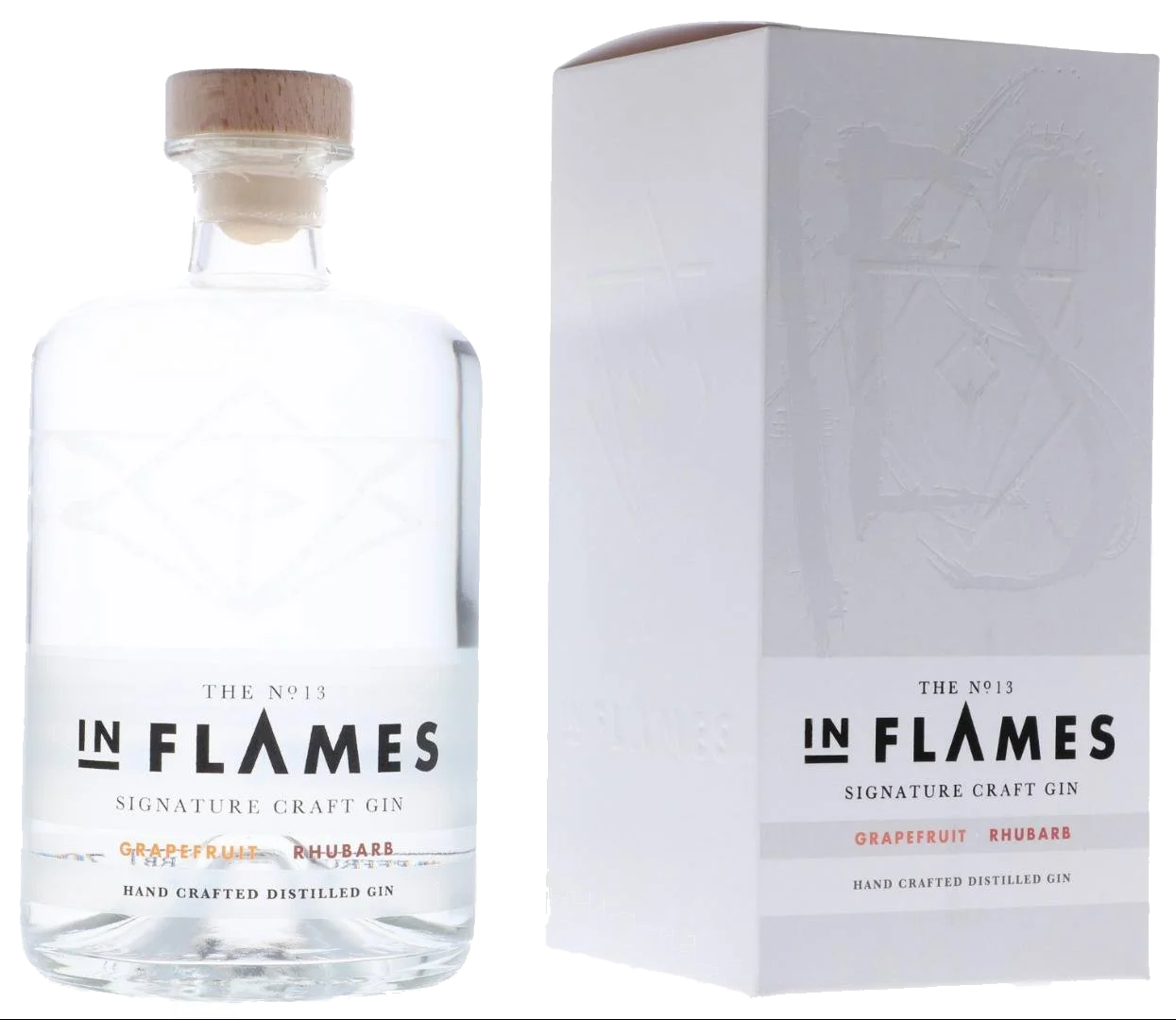 In Flames No.13. Sign. Craft Grapefruit & Rhubarb 70 cl