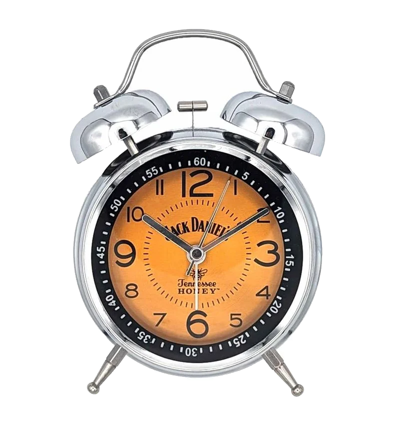 Jack Daniels Honey Twin Bell Retro Alarm Clock