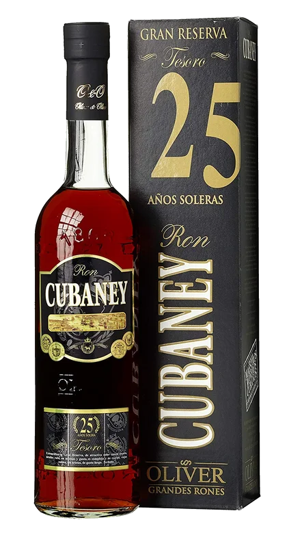 Cubaney Tesoro AÃ±os 25 Solera + Gb 70 cl