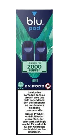 Blu Bar Pods Mint 20mg 2pods/2ml