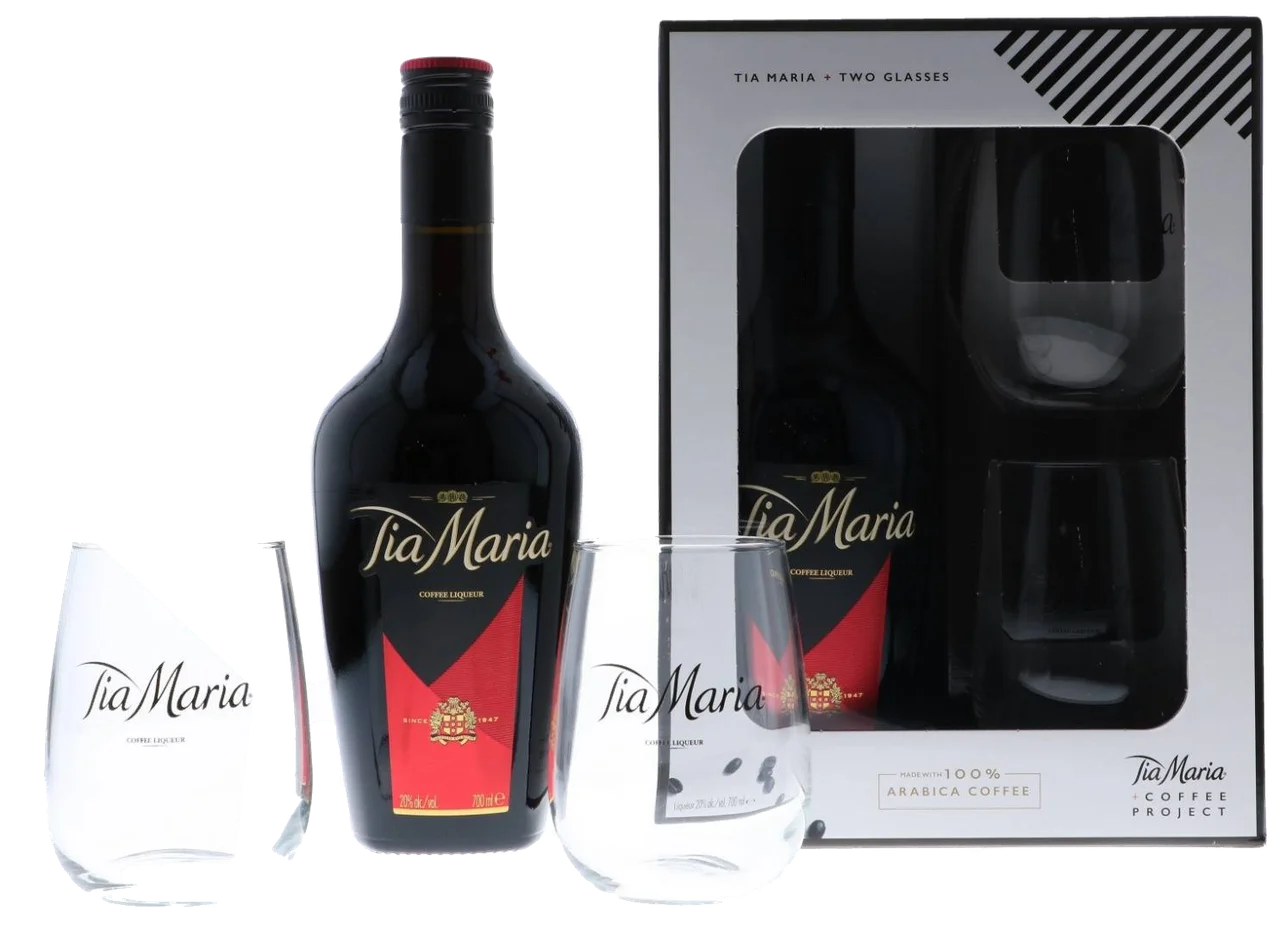 Tia Maria Cold Brew + 2 Verres + Gb 70 cl