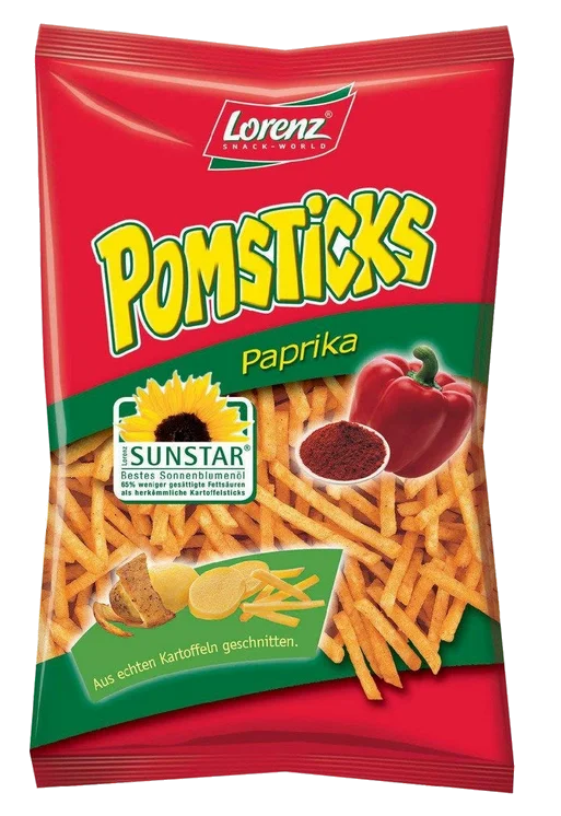 Lorenz Pomstick Paprika 100g
