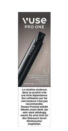 Vuse Pro One Device Only Black Pen