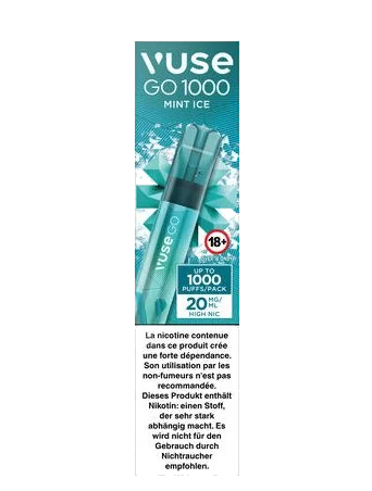 Vuse Go 1000 Pen Mint Ice 20mg