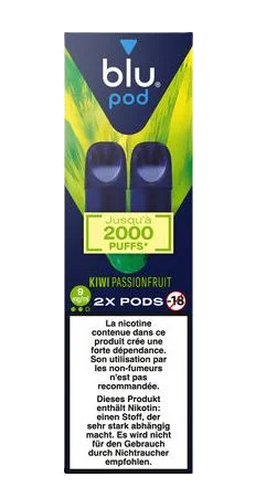 Blu Bar Pods Kiwipassion 9mg 2pods/2ml