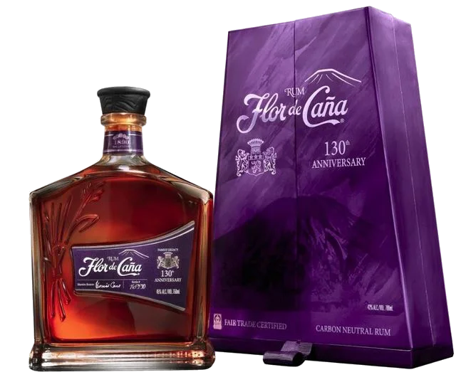 Flor De Cana 130th Anniversary + Gb 70 cl