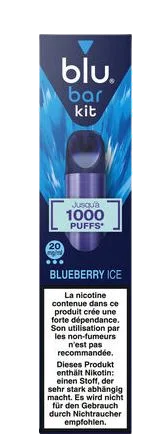 Blu Bar Wetkit Blueberry 20mg 1pods