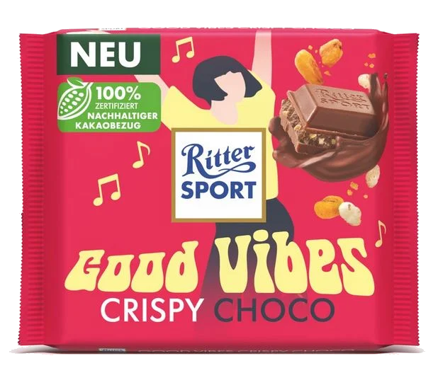 Rittersport Good Vibes Crispy Choco 100g
