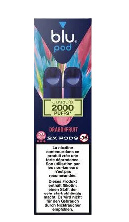 Blu Bar Pods Dragonfruit 20mg 2pods/2ml