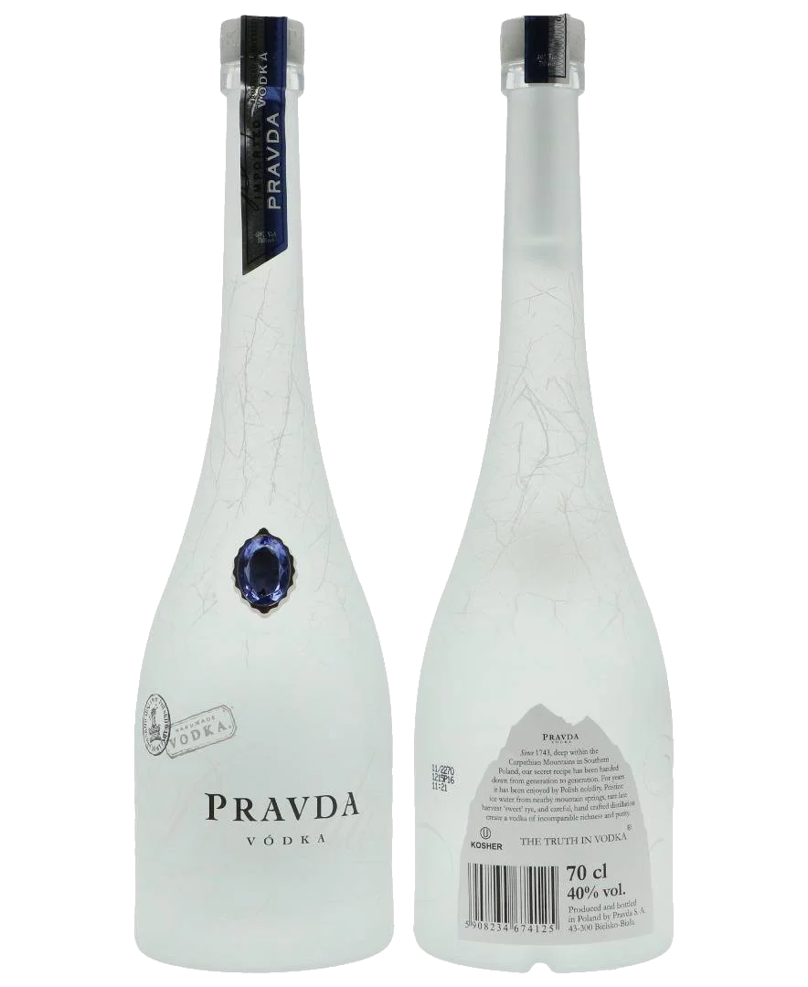 Pravda Vodka Swarovski Edition 70 cl