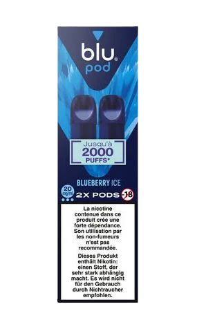 Blu Bar Pods Blueberry 20mg 2pods/2ml