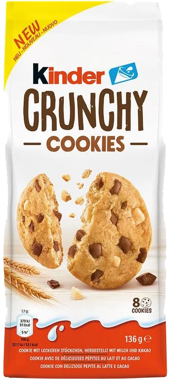 Kinder Crunchy Cookies 136g