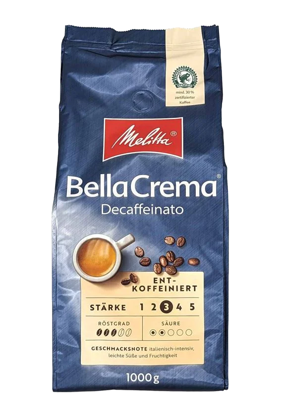 Melitta Bella Crema Decaffeinato 1000g