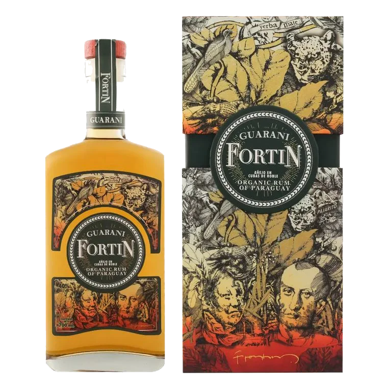 Fortin Guarani Organic Rum Del Paraguay + Gb 70 cl