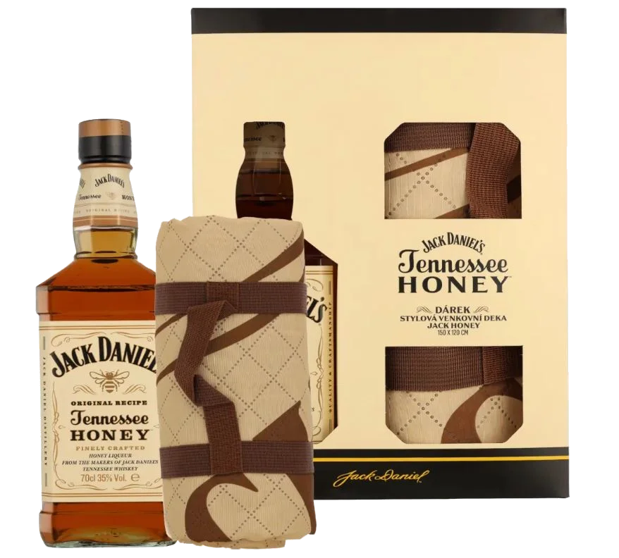 Jack Daniels Honey + Blanket 70 cl