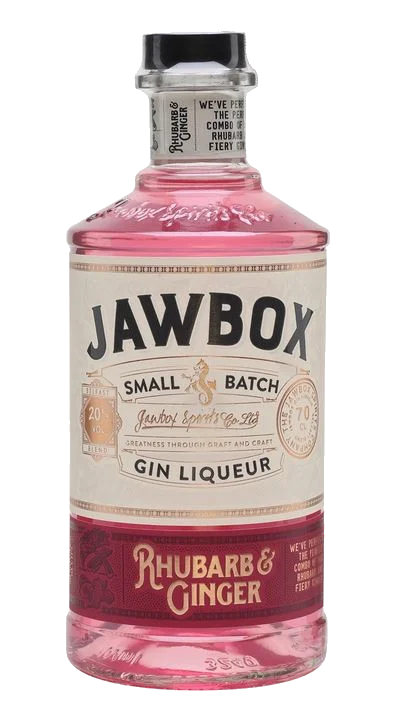 Jawbox Rhubarb And Ginger Gin Liqueur 70 cl