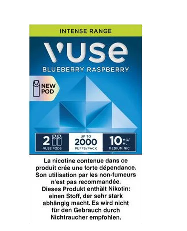 Vuse Intense Blueberry Raspberry 10mg 2 Pods