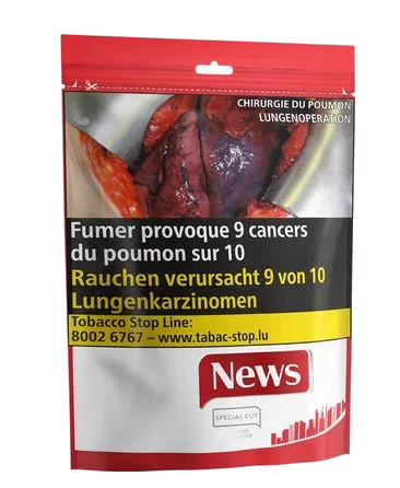 News Red Extra Large Zipbag 200